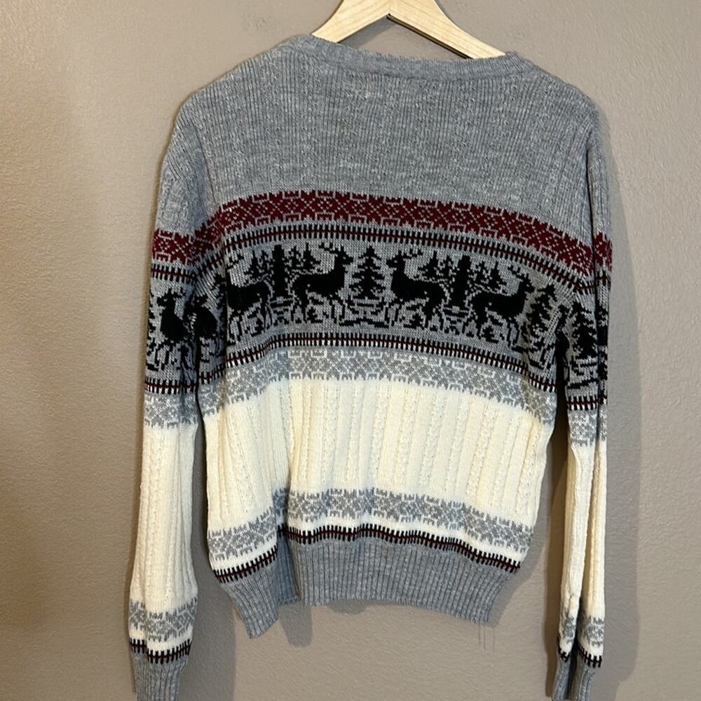 K. P. Knitwear 80’s Vintage Ski Lodge Christmas Sweater Size Small - Picture 6 of 9